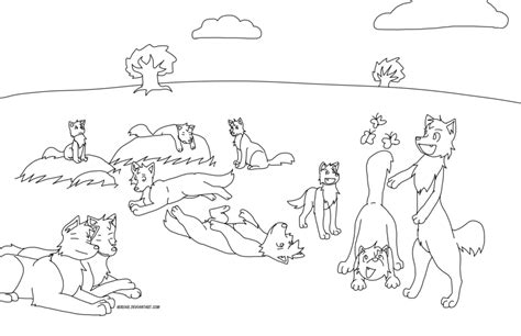 Wolf coloring pages wolf coloring pages for kids wolves coloring. Anime Wolf Pack Coloring Pages - Coloring Home