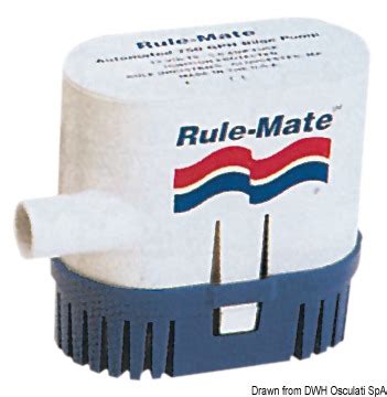 Rule Mate Automatic Bilge Pump 97 L Min 12 V Code 16 020 15 Sailor Mall