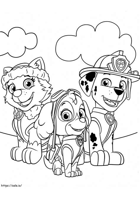Skye Paw Patrol Coloring Page The Best Porn Website