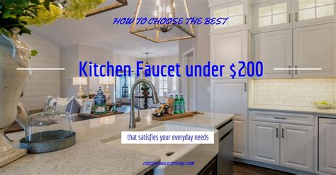 The cost of a functional faucet for your kitchen could be as low as $50 and as high as $250. >> Best Kitchen Faucets under $200 [TOP 7 Reviews ...