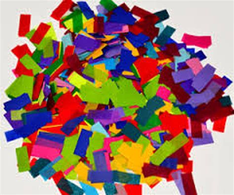 Colorful Tissue Paper Confetti