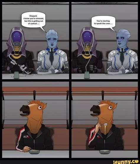 omg where did this come from this shouldn t have been as funny as it is mass effect comic