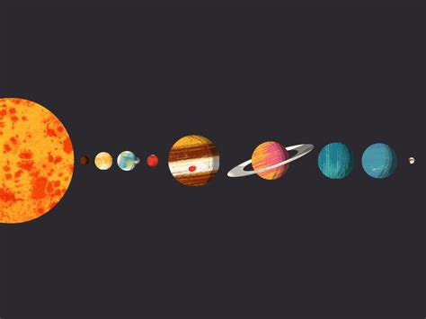 Dribbblepopular Planets Of The Solar System Ifttt1hjt2na