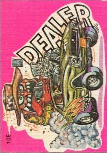 Fantastic Odd Rods Series 1 105 A Jan 1973 Trading Card By Donruss