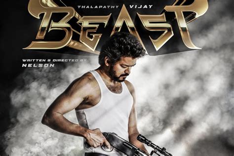 Vijay S Th Film Titled Beast Poster Released On Birthday Eve