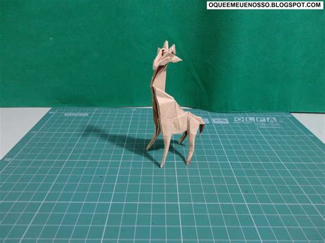 O Que É Meu É Nosso Origami Girafa Giraffe Hideo Komatsu