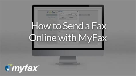 How To Send A Fax Online With Myfax Youtube