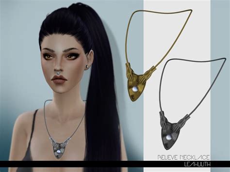 Believe Necklace Found In Tsr Category Sims 4 Female Necklaces In