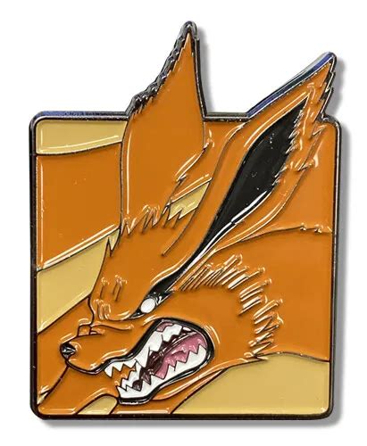 Naruto Kurama Nine Tails Demon Fox Tailed Beast Manga Anime Pin Badge