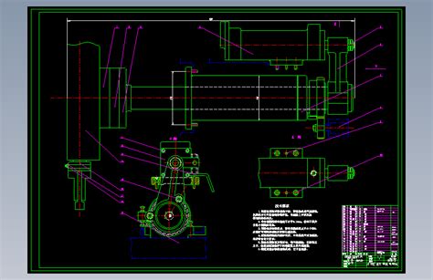 S0474 卧式加工中心自动换刀机械手设计autocad 2000模型图纸下载 懒石网