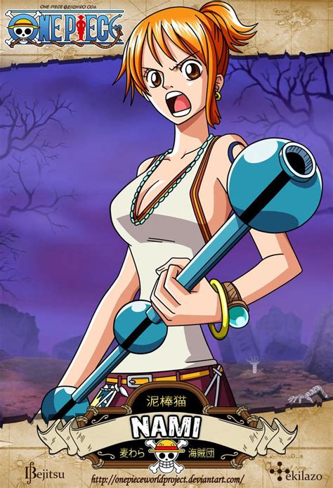 One Piece Nami By Onepieceworldproject On Deviantart Oya