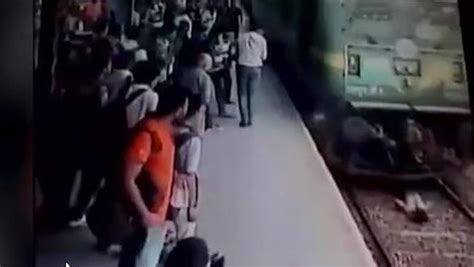 Woman Distracted By Phone Call Hit By Train Video