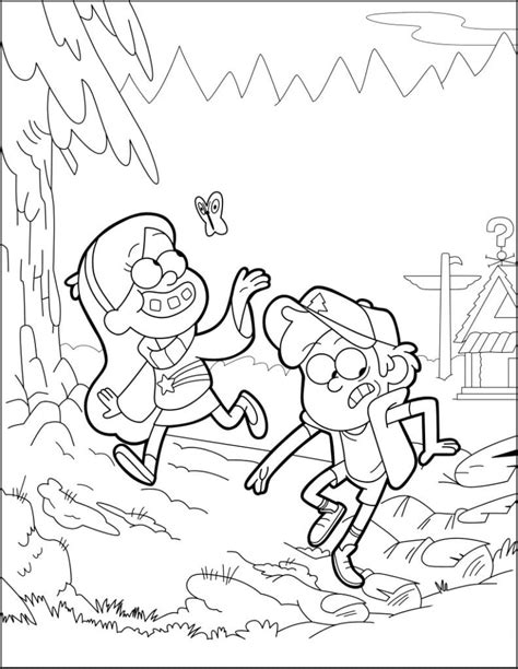 Desenhos De Gravity Falls Para Colorir Imprimir Gratuitamente