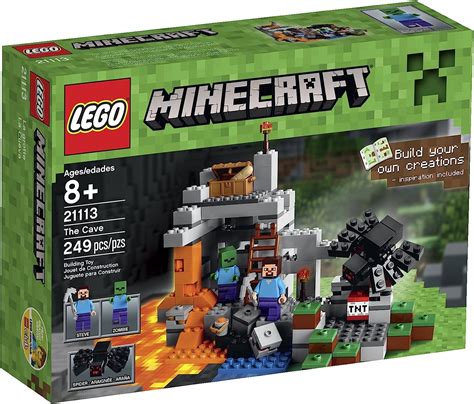 Best Lego Minecraft The Mountain Cave 21137 Building Kit 2863 Piece