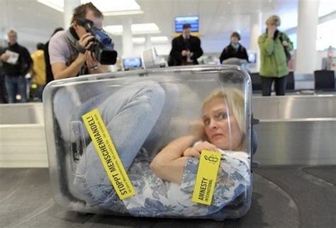Amnesty International Woman In Suitcase Creative Criminals