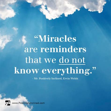Miracle Quotes Inspirational Thoughts Miracles