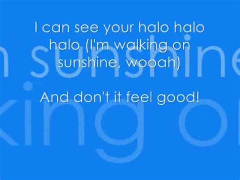 Walking on sunshine is a song by eddy grant, originally released as a single and the title track of his 1979 album walking on sunshine. Glee - Halo/Walking on sunshine and lyrics - YouTube