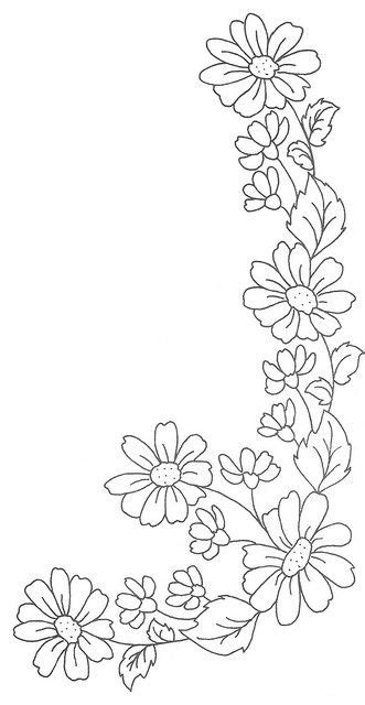 Este album de dibujo guía de flores con 10 fotos e imágenes no tiene descripción. daisy chain | Riscos para bordar, Desenhos bordados à mão ...