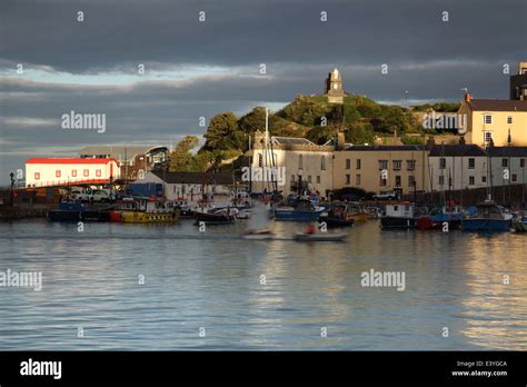 Tenby Harbour At Sunset West Wales Pembrokeshire Uk Stock Photo Alamy