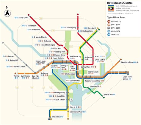 Washington Dc Metro Map With Hotels London Top Attractions Map