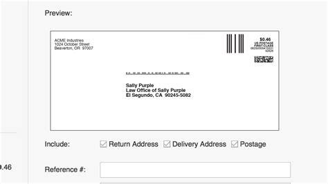 The united states postal service (usps; Print usps envelope