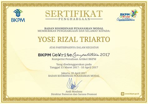 Contoh Piagam Penghargaan Lomba Word / Maka akan muncul window download template tunggu sebentar