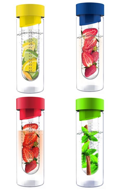 Adnart Flavour It Glass Bottle With Fruit Infuser