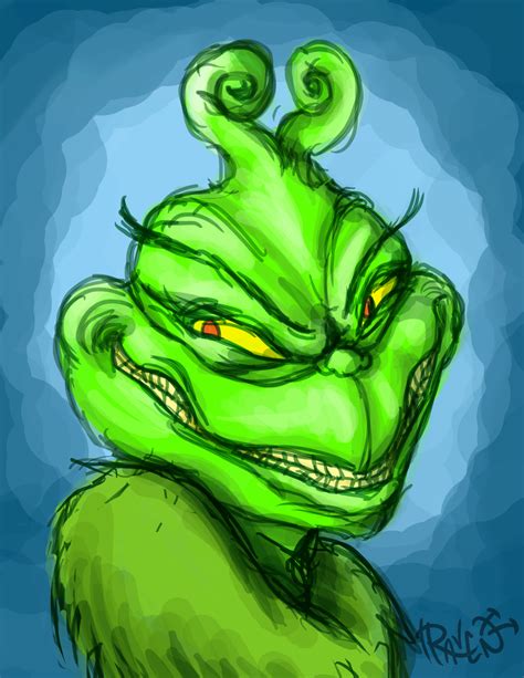 Daily Sketch The Grinch By Cactuarzrule On Deviantart
