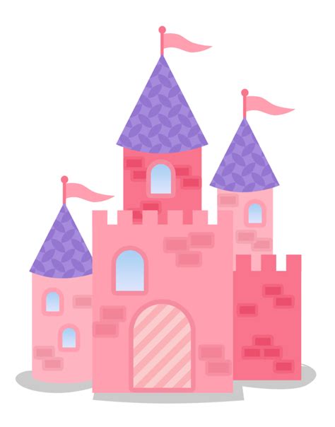Pink And Purple Castle Manualidades Princesas Disney Caricaturas