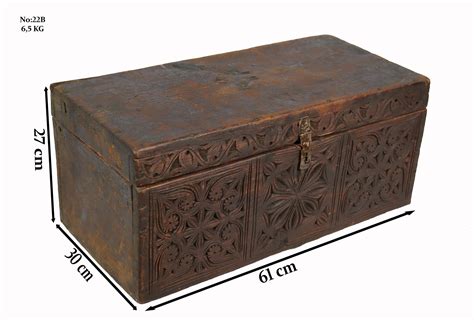 Ancient Kafiristan Nuristan Dowry Treasure Chest Box