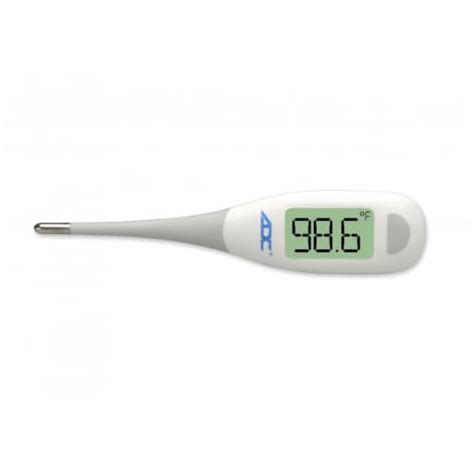 Adtemp Oral And Rectal Digital Thermometer Stick Lcd Display 418n 1 Each