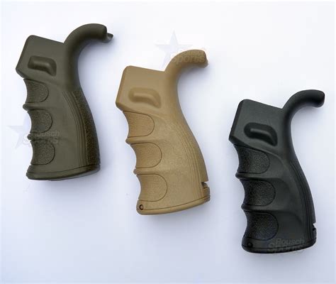 Ar15 Pistol Grip Black Fde Od Green Rousch Sports