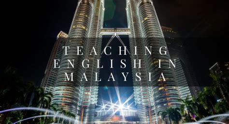 Els malaysia's first group of students. Teaching English in Malaysia - TEFL Planet