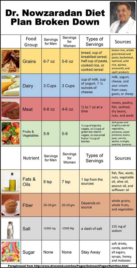 7 Day 1200 Calorie Printable Dr Nowzaradan Diet