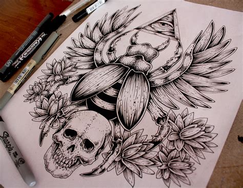 Drawings Sketches And Tattoo Designs On Behance