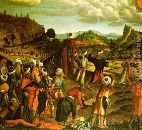 Carpaccio The Stoning Of Saint Stephen Canvas Painting For Sale