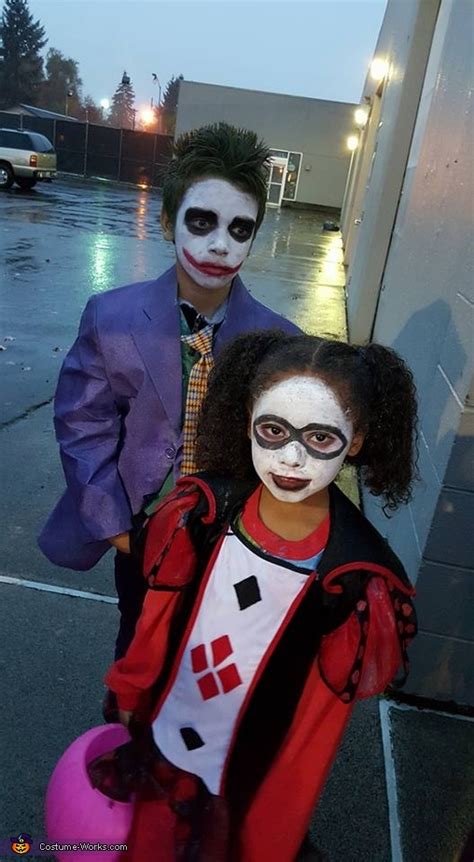 Joker And Harley Quinn Kids Costume Photo 77