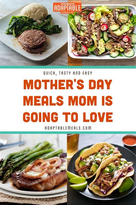 Easy Meals To Celebrate Mothers Day Video In 2021 Meals Mothers Day Meals Easy Meals