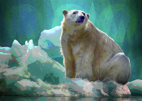 polar bear digital art by mimulux patricia no pixels