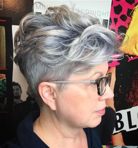 Curly Pixie Haircut For Older Women Short Hairstyles 2019