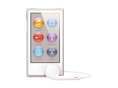 Apple Ipod Nano 7th Gen 25 Silver 16gb Mp3 Player Md480lla