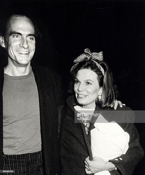singer james taylor and wife kathryn walker being photographed on news photo getty images