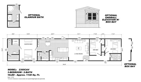 16x70 Mobile Home Floor Plans Floorplansclick