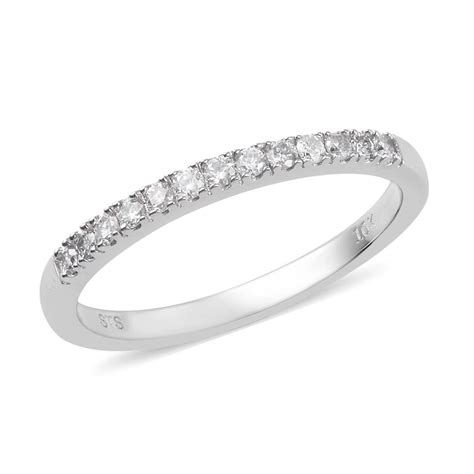025 Ctw Diamond Ring In 10k White Gold Size 70 210 Grams Etsy