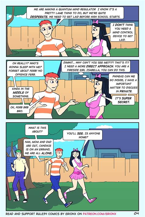 Pervy Fellas Erionx Phineas And Ferb Porn Comics