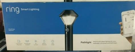 Ring Smart Lighting Weather Resistant Motion Activated Pathlight Works