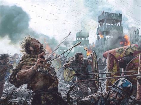 The Battle Of Alesia By Digital Artist Samson Goetze The Famous Battle