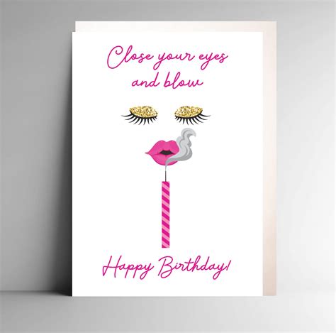 Naughty Birthday Funny Greeting Cards Etsy