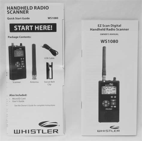 Whistler Ws1080 Manual