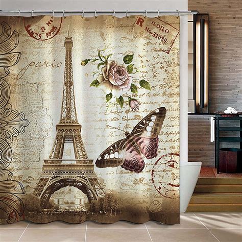 Get it as soon as wed, may 19. Uphome 72 X 72 Inch Retro Vintage Paris Eiffel Tower ...